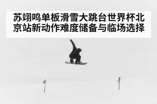 苏翊鸣单板滑雪大跳台世界杯北京站新动作难度储备与临场选择 - kaiyu.com